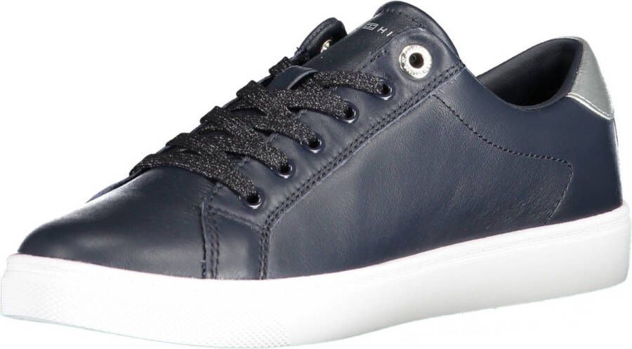 Tommy Hilfiger Blauwe polyester sneaker