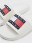 Tommy Hilfiger Pool Slides Essential Dames Slippers Off White - Thumbnail 8