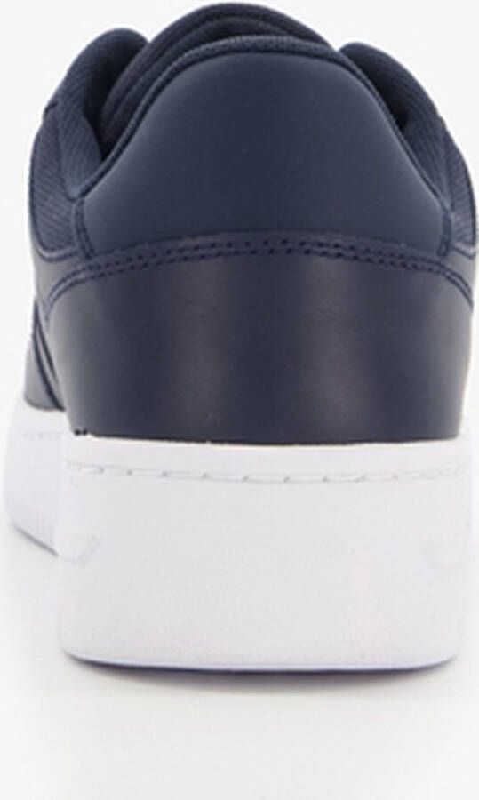 Tommy Hilfiger Retro Basket leren heren sneakers Blauw Uitneembare zool