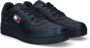 Tommy Hilfiger Retro Basket leren heren sneakers Zwart Echt leer Uitneembare zool - Thumbnail 13