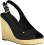 Tommy Hilfiger Sleehaksandaaltjes ICONIC ELENA SLING BACK WEDGE zomerschoen sandaal keilhak met verstelbare gesp - Thumbnail 25