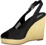 Tommy Hilfiger Sleehaksandaaltjes ICONIC ELENA SLING BACK WEDGE zomerschoen sandaal keilhak met verstelbare gesp - Thumbnail 26