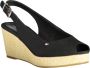 Tommy Hilfiger Sleehaksandaaltjes ICONIC ELENA SLING BACK WEDGE zomerschoen sandaal keilhak met verstelbare gesp - Thumbnail 14