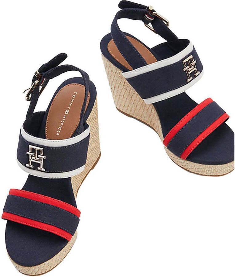 Tommy Hilfiger Sport Tommy Hilfiger Feminine Wedge dames sleehak Blauw