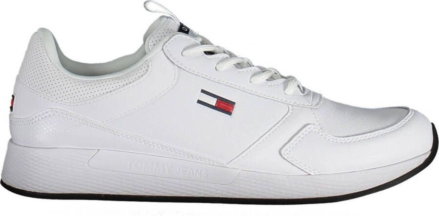 Tommy Hilfiger Sport Witte polyester sneaker