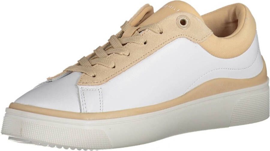 Tommy Hilfiger Witte polyester sneaker