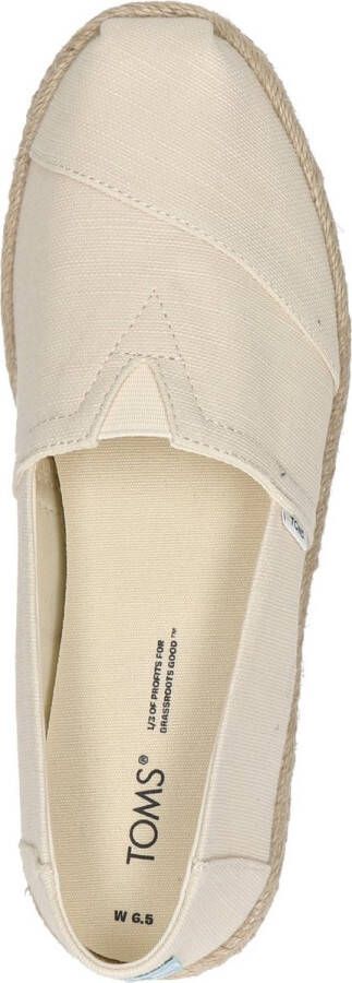 TOMS Alpargata dames espadrille Ecru