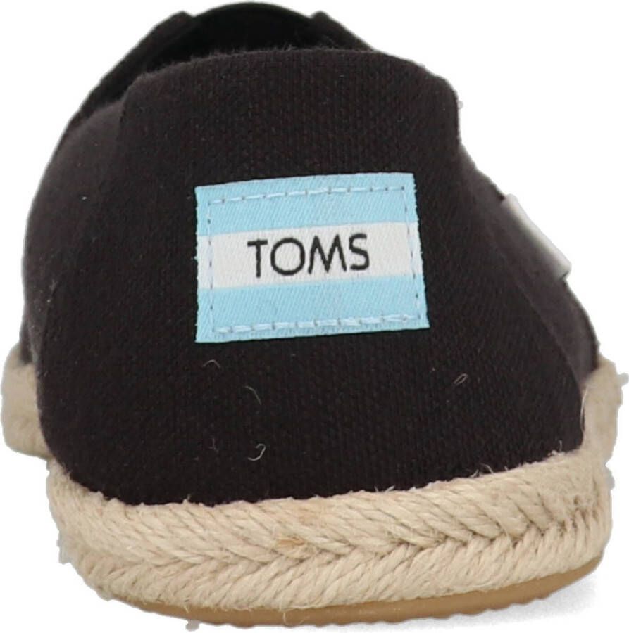 TOMS Alpargata dames espadrille Zwart