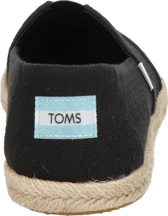 TOMS Alpargata dames espadrille Zwart