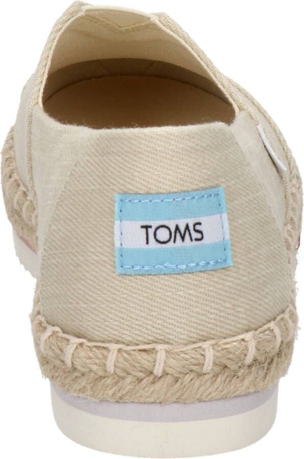 TOMS Alpargata Platform Rope Espadrilles Dames Beige