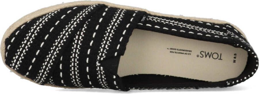 TOMS Alpargata Rope Chunky 10019676 Zwart