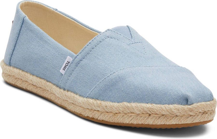 TOMS Alpargata Rope Espadrilles Dames Blauw