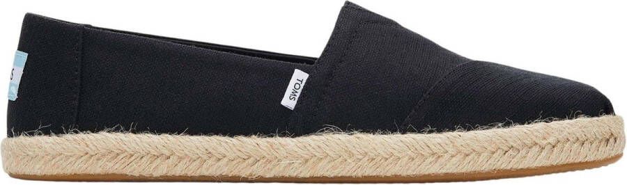 TOMS Alpargata Rope Espadrilles Dames Zwart