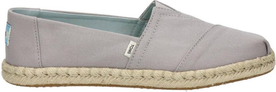 TOMS Alpargata Rope Plant Dye Dames Espadrille Grey