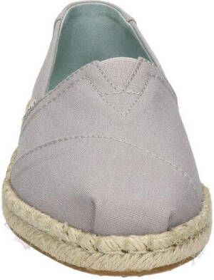 TOMS Alpargata Rope Plant Dye Dames Espadrille Grey