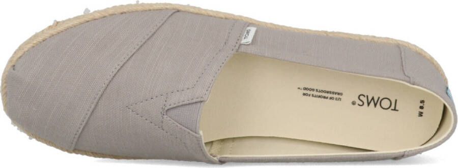 TOMS Dames Alpargata Loafers Grijs