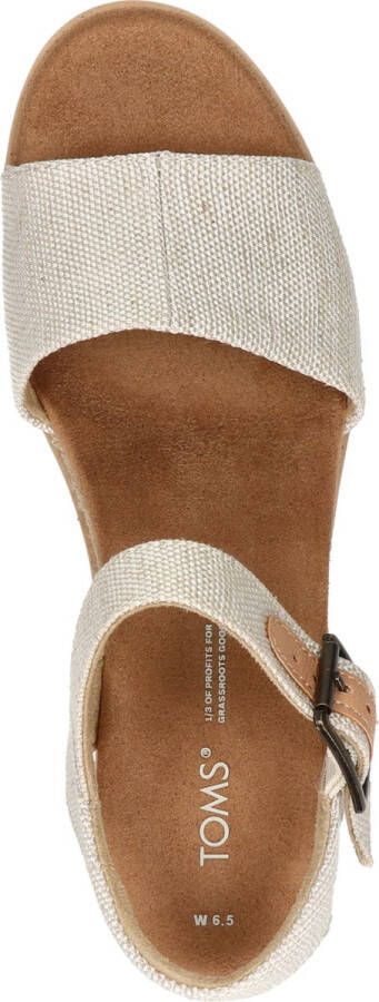 TOMS Diana Sandalen Met Sleehak Dames Beige