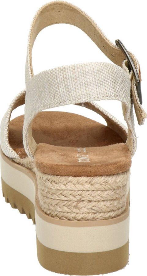 TOMS Diana Sandalen Met Sleehak Dames Beige