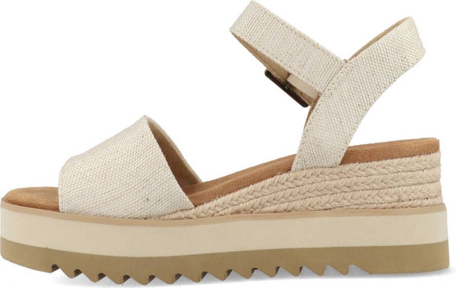 TOMS Diana Sandalen Met Sleehak Dames Beige