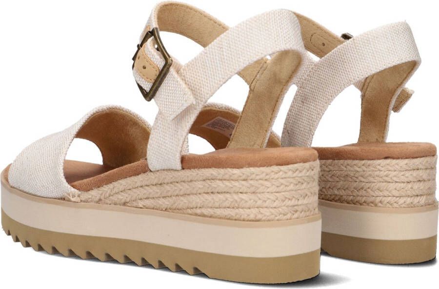 TOMS Diana Sandalen Met Sleehak Dames Beige