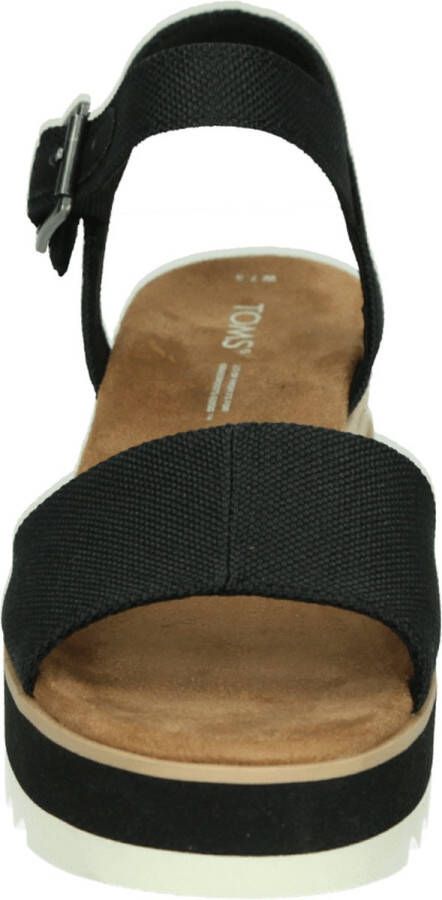 TOMS Diana Sandalen Met Sleehak Dames Zwart