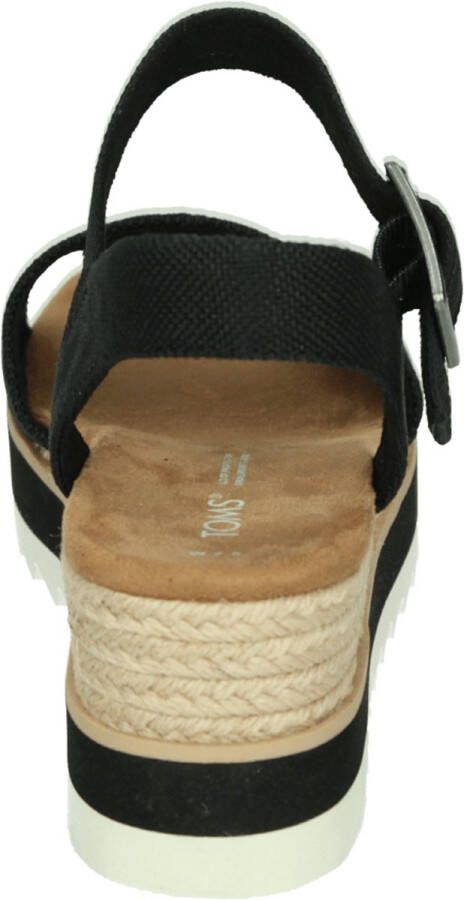 TOMS Diana Sandalen Met Sleehak Dames Zwart