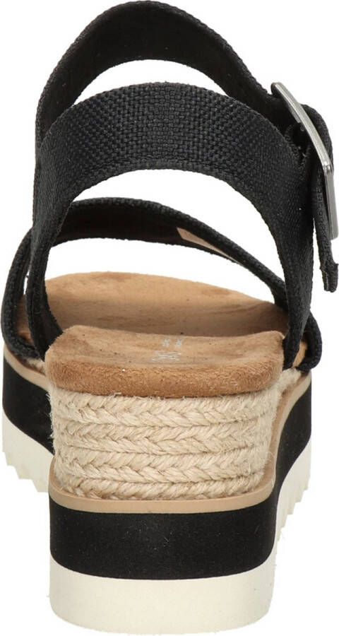 TOMS Diana Sandalen Met Sleehak Dames Zwart