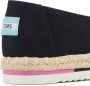 TOMS Espadrilles Female Instappers Damesschoenen Canvas Alpargata Platfrm Zwart - Thumbnail 6