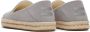 TOMS Santiago Recycled Cotton Canvas Grey Espadrille - Thumbnail 3