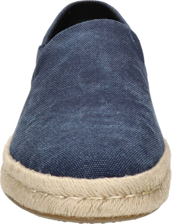 TOMS Santiago Recycled Cotton Canvas Blue Slip-on - Foto 12