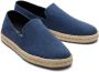 TOMS Santiago Recycled Cotton Canvas Blue Slip-on - Thumbnail 7