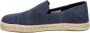 TOMS Santiago Recycled Cotton Canvas Blue Slip-on - Thumbnail 8