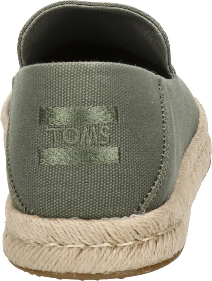 TOMS Shoes Toms Santiago Heren Instappers Heren Groen