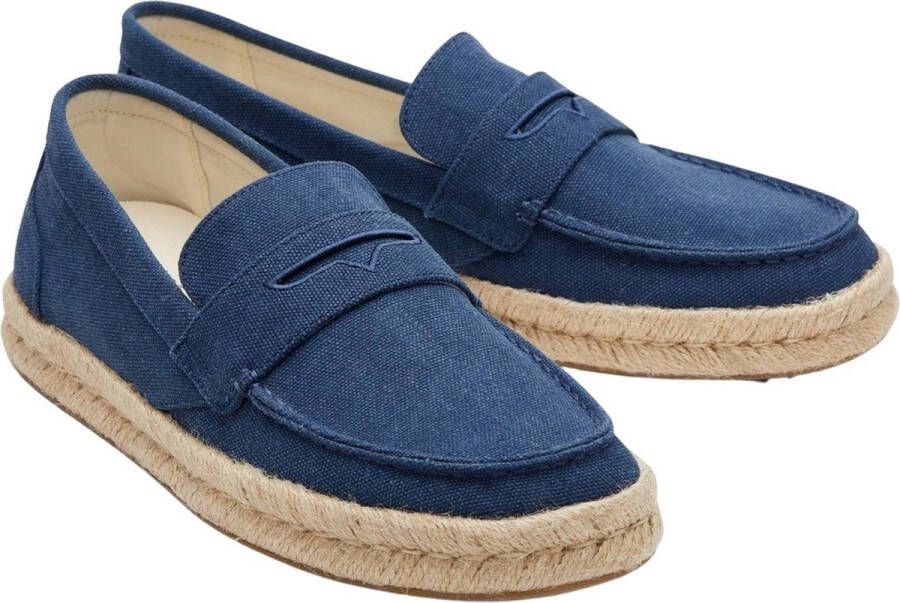 TOMS Schoenen Donkerblauw Stanford rope loafers donkerblauw