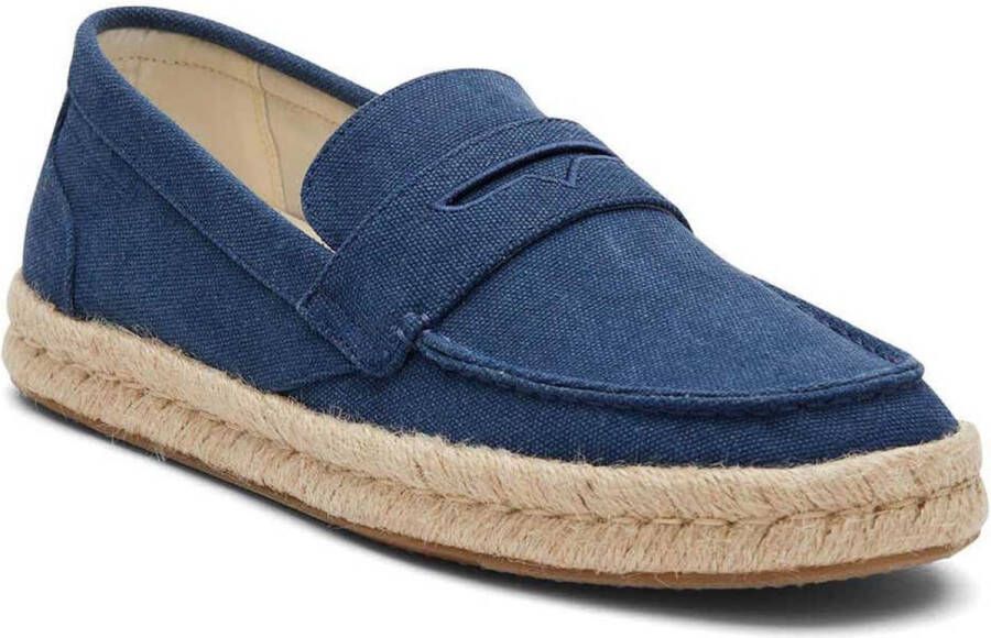 TOMS Schoenen Donkerblauw Stanford rope loafers donkerblauw