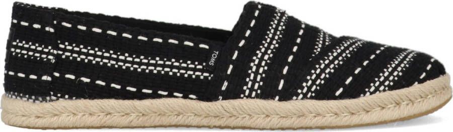 TOMS Schoenen Zwart Alpargata loafers zwart