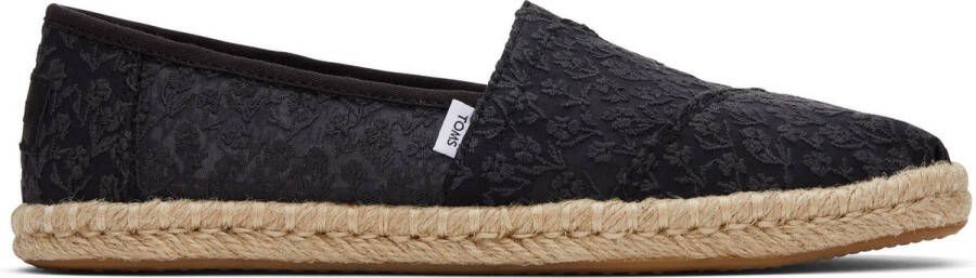 TOMS Schoenen Zwart Alpargata rope loafers zwart