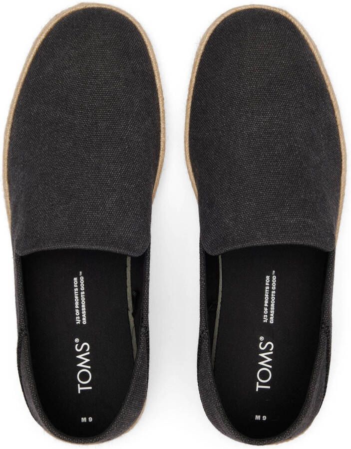 TOMS Schoenen Zwart Santiago loafers zwart