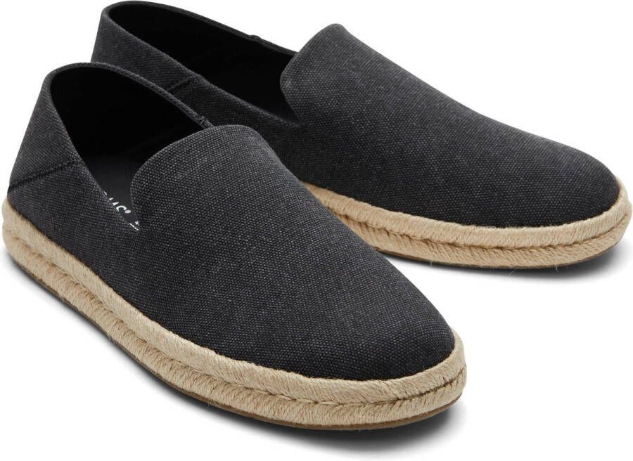 TOMS Schoenen Zwart Santiago loafers zwart