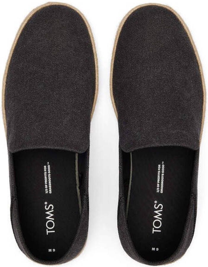 TOMS Schoenen Zwart Santiago loafers zwart