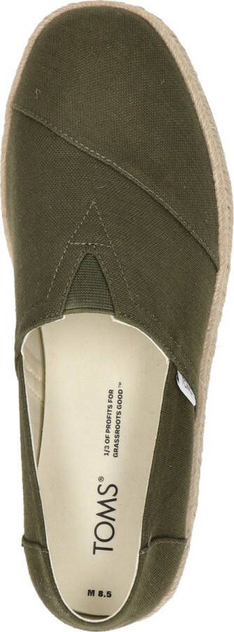 TOMS Shoes ALPARGATA ROPE 2.0 Instappers Groen