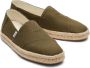 TOMS Shoes ALPARGATA ROPE 2.0 Volwassenen Instappers Groen - Thumbnail 13