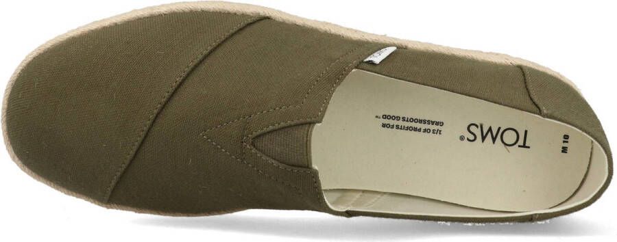 TOMS Shoes ALPARGATA ROPE 2.0 Instappers Groen