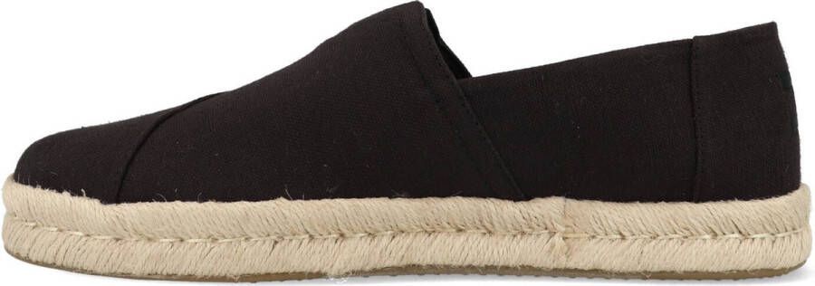 TOMS Shoes ALPARGATA ROPE 2.0 Volwassenen Instappers Zwart