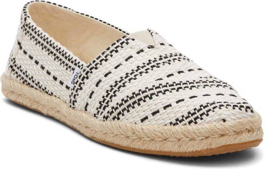 TOMS Shoes ALPARGATA ROPE Volwassenen Instappers Wit beige