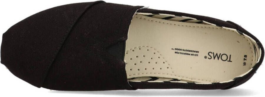 TOMS Shoes ALPARGATA Volwassenen Instappers Zwart