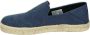 TOMS Santiago Recycled Cotton Canvas Blue Slip-on - Thumbnail 3