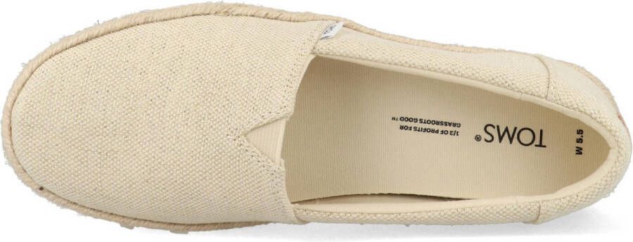 TOMS Shoes VALENCIA Instappers Wit beige