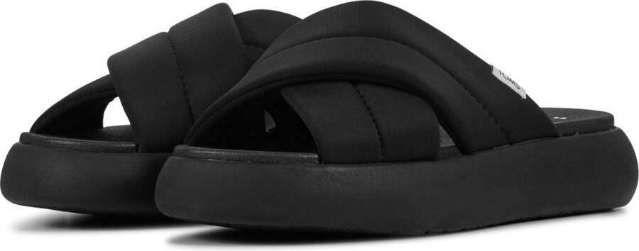 TOMS Slippers Slides Dames Mallow Crossover Zwart - Foto 4