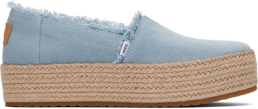 TOMS Valencia Espadrilles Dames Blauw